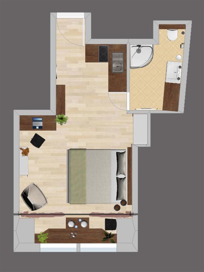 ⭑ Comfy Vip Studio In The Center With Netflix Μπρνο Εξωτερικό φωτογραφία
